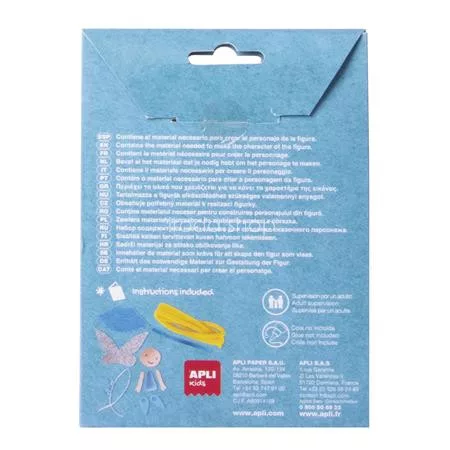Bábukészítő készlet, APLI Kids "Craft Kit", tündér