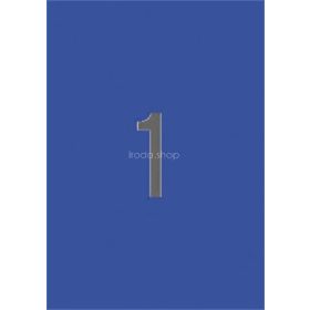 Etikett, 210x297 mm, színes, APLI, kék, 20 etikett/csomag