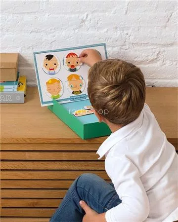 Mágneses készségfejlesztő készlet, 30 db, APLI Kids "Magnets", érzelmek