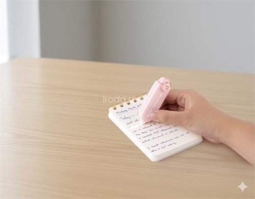 Hibajavító roller, nyomógombos, 5 mm x 6 m, APLI "Nordik", vegyes pasztell színek