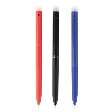 Zseléstoll, 0,5 mm, nyomógombos, radírozható, APLI "Erasable", vegyes színek