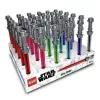 Zseléstoll display, 0,7 mm, fénykard, LEGO "Star Wars", 6 különböző szín