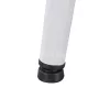 Bora 140 cm szögletes szinterezett kő étkezőasztal fehér
