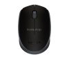 Egér, vezeték nélküli, optikai, közepes méret, USB, LOGITECH "M171", fekete