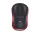 Egér, vezeték nélküli, optikai, közepes méret, USB, LOGITECH "M185", piros