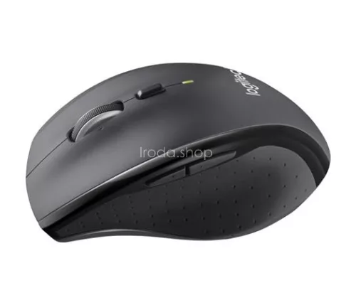 Egér, vezeték nélküli, lézeres, normál méret, USB, LOGITECH "M705 Marathon", fekete