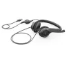 Fejhallgató, mikrofonnal, USB csatlakozás, LOGITECH "H390"