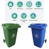 Hulladéktároló 240L zöld