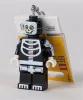 Kulcstartó, LED világítással, LEGO "Skeleton Guy"