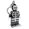 Kulcstartó, LED világítással, LEGO "Skeleton Guy"