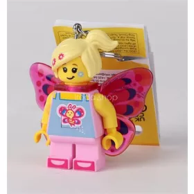   Kulcstartó, LED világítással, LEGO "Butterfly Girl"