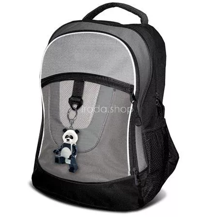 Kulcstartó, LED világítással, LEGO "Panda Guy"