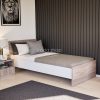 Miami egyszemélyes ágy 90x200 cm yorki tölgy-fehér