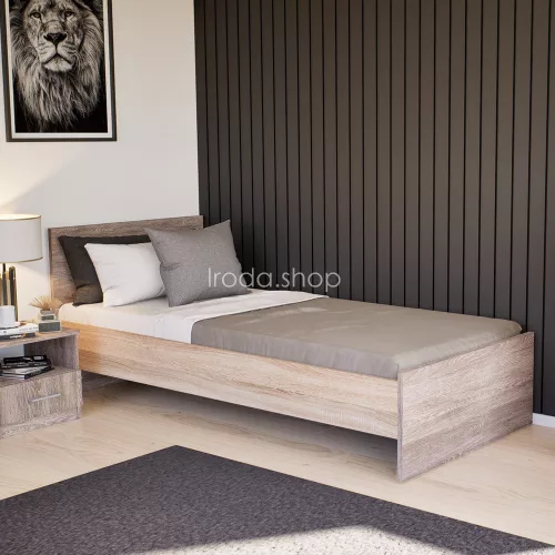 Miami egyszemélyes ágy 90x200 cm yorki tölgy-sonoma tölgy