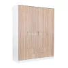 Miami gardróbszekrény 160x205 cm sonoma tölgy-fehér