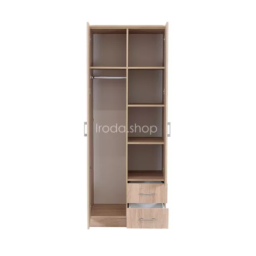 Miami gardróbszekrény 80x205 cm sonoma tölgy-sonoma tölgy