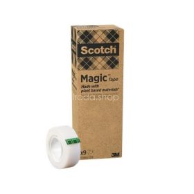   Ragasztószalag, 19 mm x 33 m, környezetbarát, 3M "Scotch® Magic™", áttetsző