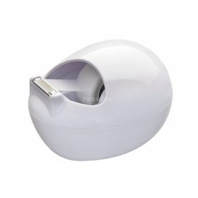   Ragasztószalag-adagoló, asztali, feltöltött, kavics formájú, 3M SCOTCH, fehér