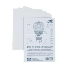   Írólap, famentes, A5, 20/50, COOL BY VICTORIA "Borítékos" 60g