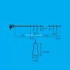 Home LPL 10 PAPAYA filament LED-es fényfüzér, 4,5 m / 10 db melegfehér filament LED, víztiszta búra, sorolható, fekete gumivezeték, adapter, kül- és beltéri kivitel