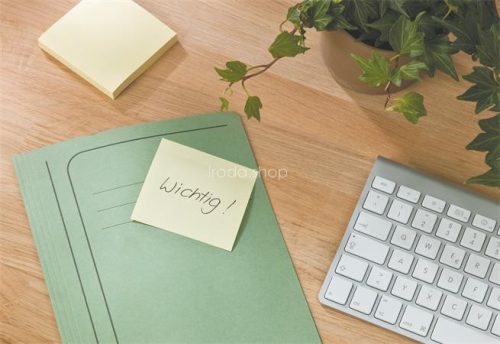 Öntapadó jegyzettömb, "Z", 76x76 mm, 16x100 lap, környezetbarát, 3M POSTIT, sárga