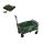 Összecsukható standard kerti strandkocsi zöld