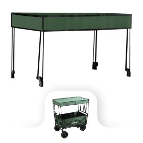 Strandkocsi prémium tető zöld