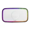 HOME LTCR06 multimédia lejátszó és ébresztőóra, 2x5 Watt, Qi telefontöltés, Bluetooth TWS, FM rádió, LED kijelző, beépített akkumulátor