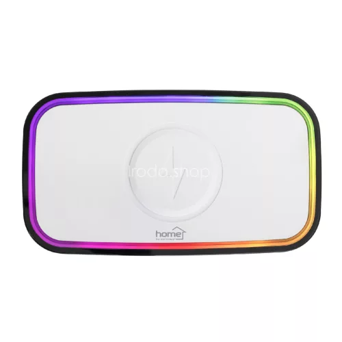 HOME LTCR06 multimédia lejátszó és ébresztőóra, 2x5 Watt, Qi telefontöltés, Bluetooth TWS, FM rádió, LED kijelző, beépített akkumulátor