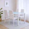 Liana 4+1 étkező garnitúra fehér