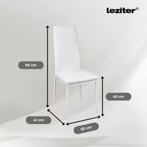 Liana 4+1 étkező garnitúra fehér