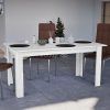 Yorki Standard étkezőasztal 160x90 cm fehér