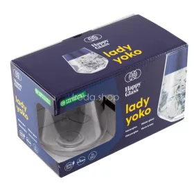   HappyGlass Lady Yoko törhetetlen koktélpohár, 40 cl, BPA mentes, élelmiszeripari minőség, 2 db / szett