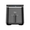 MIDEA MAD55005APKH Air Fryer, forrólevegős fritőz, 4.6 l kosár, 5.7 l üst, 1500 W, 60 p időzítő, 200 °C hőmérséklet, lecsatolható sütőkosár