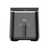 MIDEA MAD55005APKH Air Fryer, forrólevegős fritőz, 4.6 l kosár, 5.7 l üst, 1500 W, 60 p időzítő, 200 °C hőmérséklet, lecsatolható sütőkosár