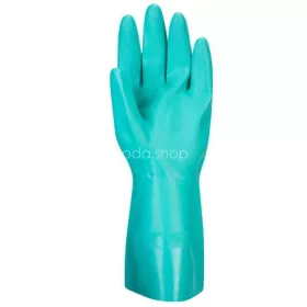   Védőkesztyű, nitril, vegyszerálló, hosszúszárú, L méret "Nitrosafe"