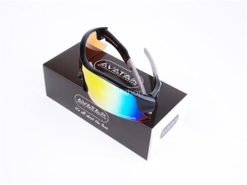 Napszemüveg HD lencsével, AVATAR "Shield", fekete