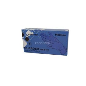   Védőkesztyű, egyszer használatos, nitril, S méret, 100 db, púder nélküli, kék