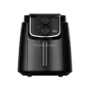 Midea MF-TN35D air fryer, forrólevegős fritőz, 3,5 literes sütőkosár, állítható hőmérséklet 200 °C-ig, 1500 W, fekete