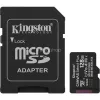 Memóriakártya, microSDXC, 128GB, C10/UHS-I/U1/V10/A1, Gen3, adapter, KINGSTON "Canvas Select Plus"