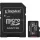 Memóriakártya, microSDXC, 128GB, C10/UHS-I/U1/V10/A1, Gen3, adapter, KINGSTON "Canvas Select Plus"