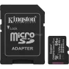 Memóriakártya, microSDXC, 64GB, C10/UHS-I/U1/V10/A1, Gen3, adapter, KINGSTON "Canvas Select Plus"