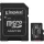 Memóriakártya, microSDXC, 64GB, C10/UHS-I/U1/V10/A1, Gen3, adapter, KINGSTON "Canvas Select Plus"