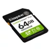 Memóriakártya, SDXC, 64GB, C10/UHS-I/U1/V10, Gen3, KINGSTON "Canvas Select Plus"
