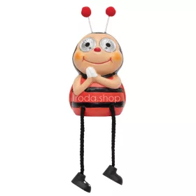  Home MX645 napelemes kerti lámpa, katica forma, 2 db hidegfehér LED, políresin, 40 mAh akkumulátor (NiMH), kültéri, beltéri
