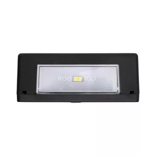HOME MX658 napelemes falilámpa szett, 2db-os szett, 2db hidegfehér LED, cserélhető AA akkumulátor, fekete