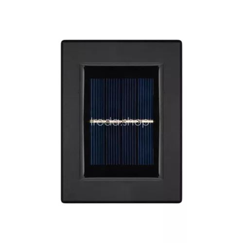 HOME MX658 napelemes falilámpa szett, 2db-os szett, 2db hidegfehér LED, cserélhető AA akkumulátor, fekete