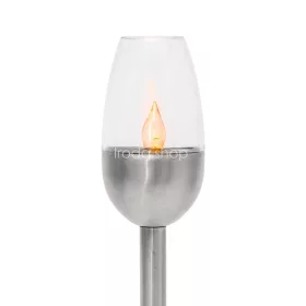   Home MX816 napelemes kerti lámpa, 12db-os display, műanyag, 1 db melegfehér LED, kültéri, beltéri