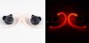 Fülhallgató, vezeték nélküli, Bluetooth, mikrofonnal, LED-es fülhallgató, MAXELL "Halo Sport", fekete