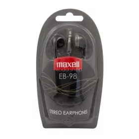 Fülhallgató, MAXELL "Ear Buds 98", fekete